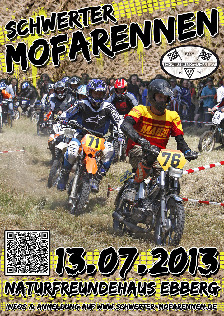 Schwerter Mofarennen - Plakat 2013