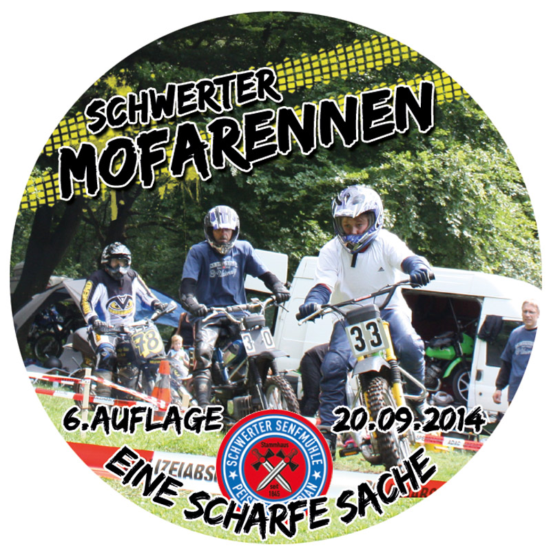 Schwerter Mofarennen - Senflogo 2014